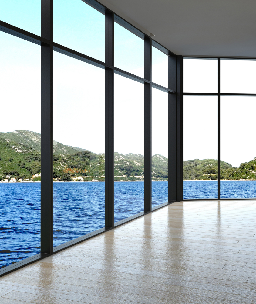 paredes de vidro em Asa Norte